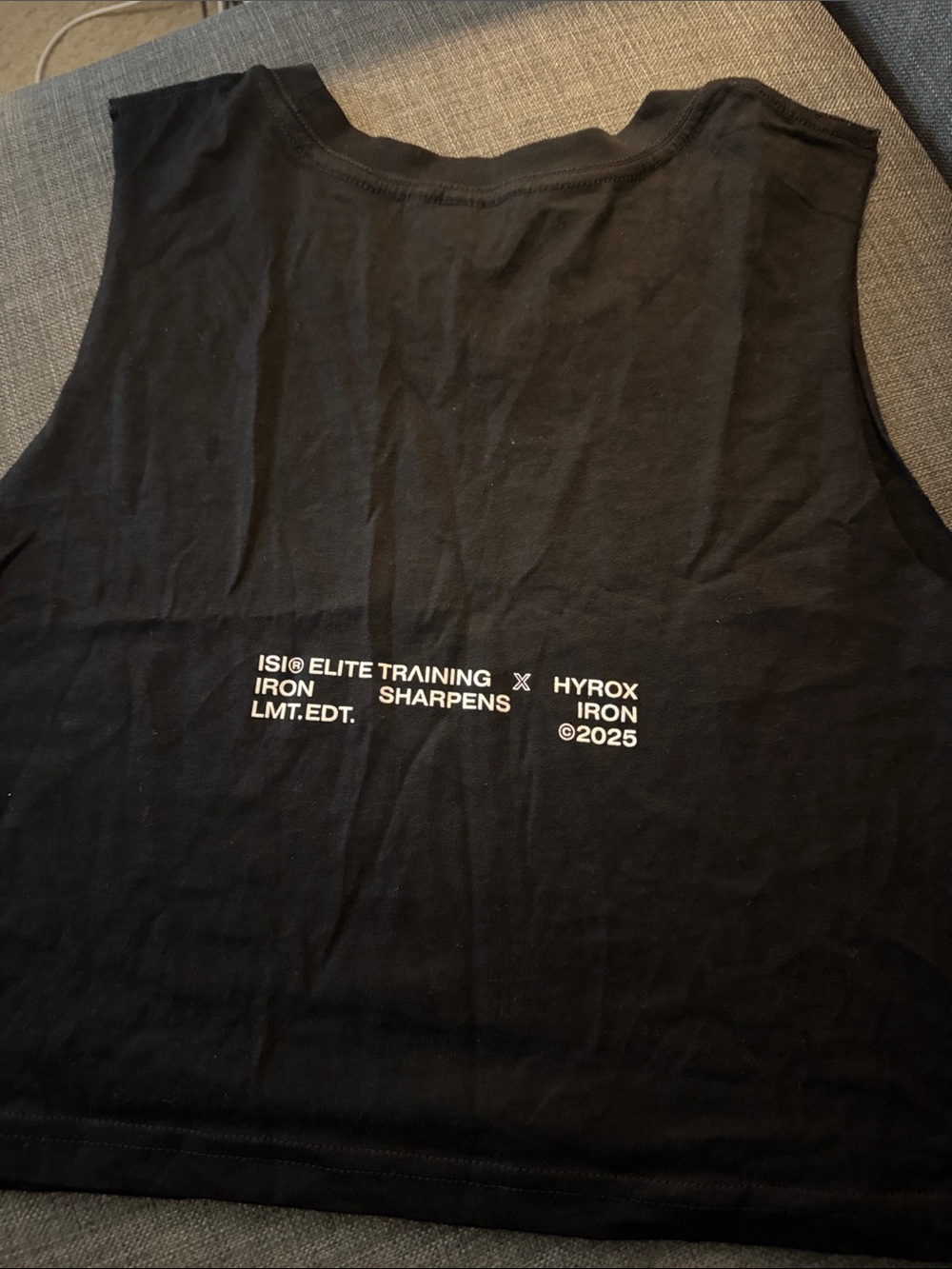 ISI elite training Athlete x Hyrox Black Graphic Tank - Picture 2 of 2